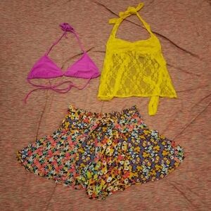 Joe Boxer Pink Bikini Top